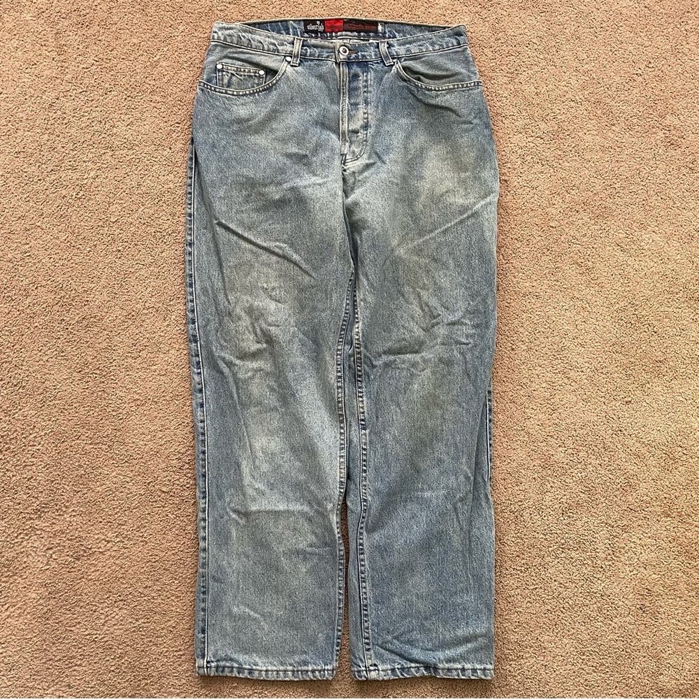 Vintage 90s Levi’s Silver Tab Loose Fit Light Wash Denim Jeans Made In USA 34x32